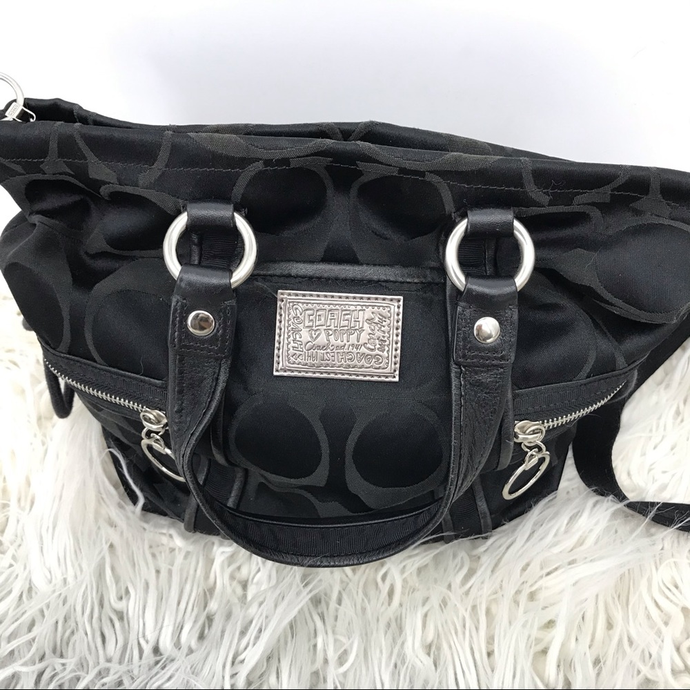 Coach Poppy Black Purse